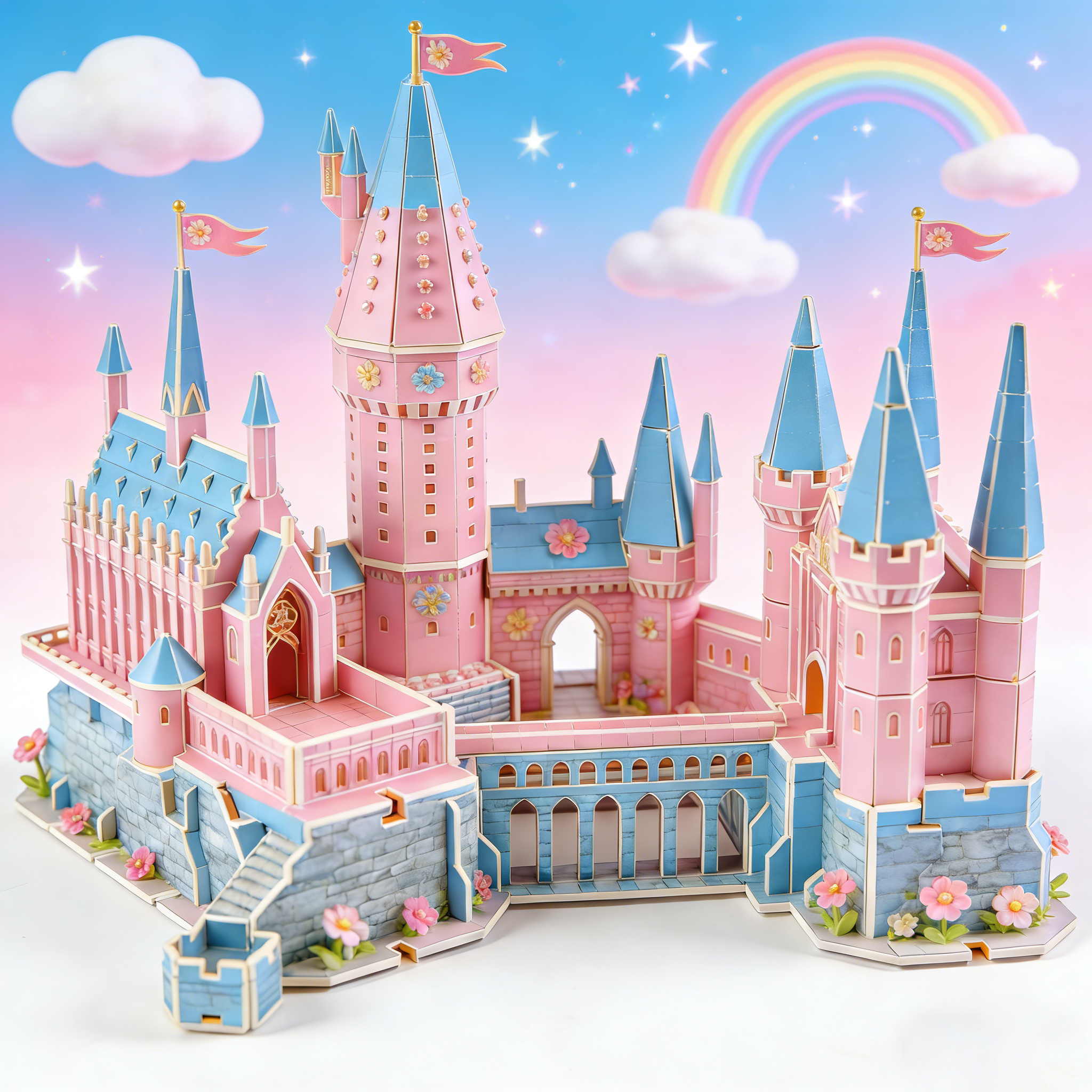 🏰👑 Princess Castle Building Set – Create Your Own Magical Royal Kingdom with Colorful Towers & Dreamy Details